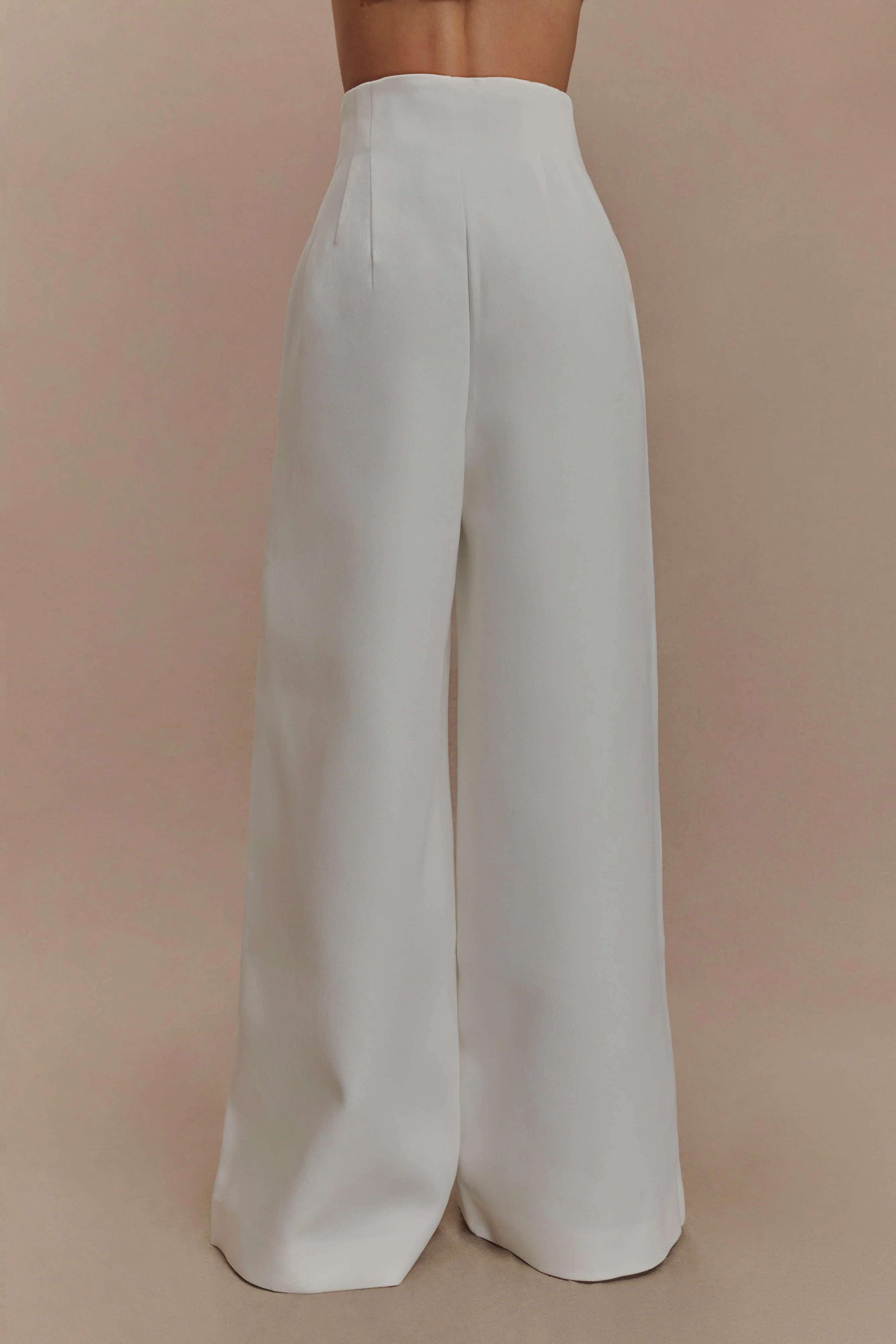Silas High Waist Pants - White - Image 3