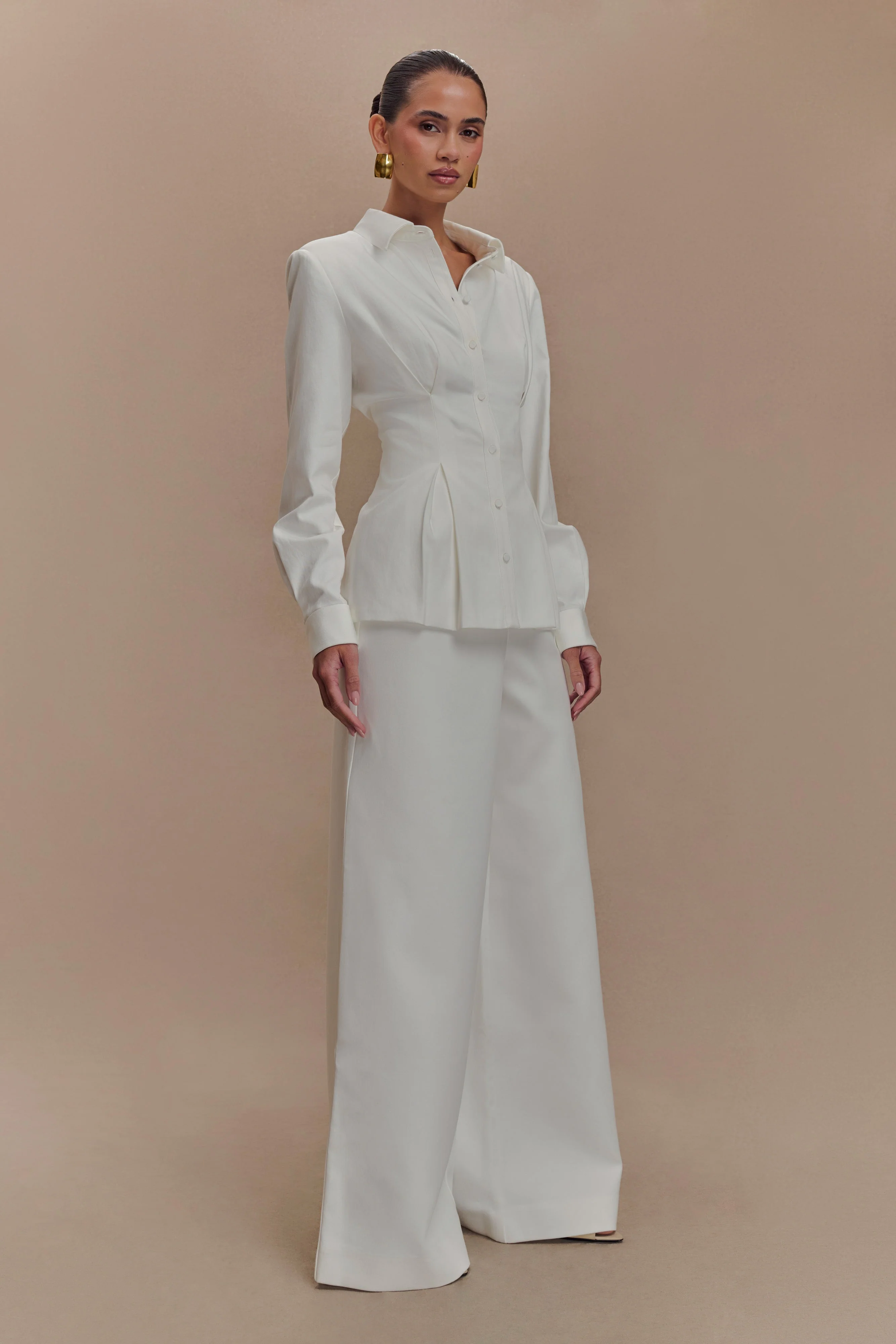 Silas High Waist Pants - White - Image 5