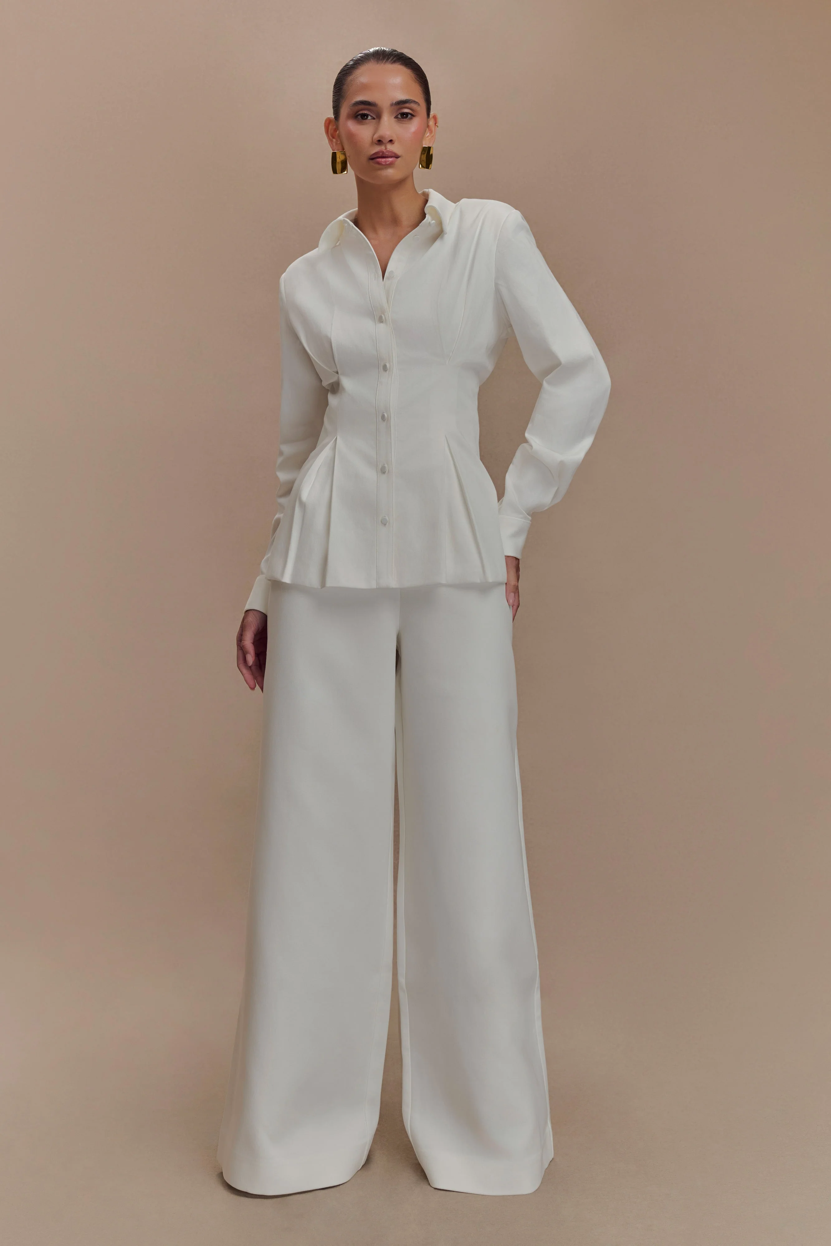 Silas High Waist Pants - White - Image 6