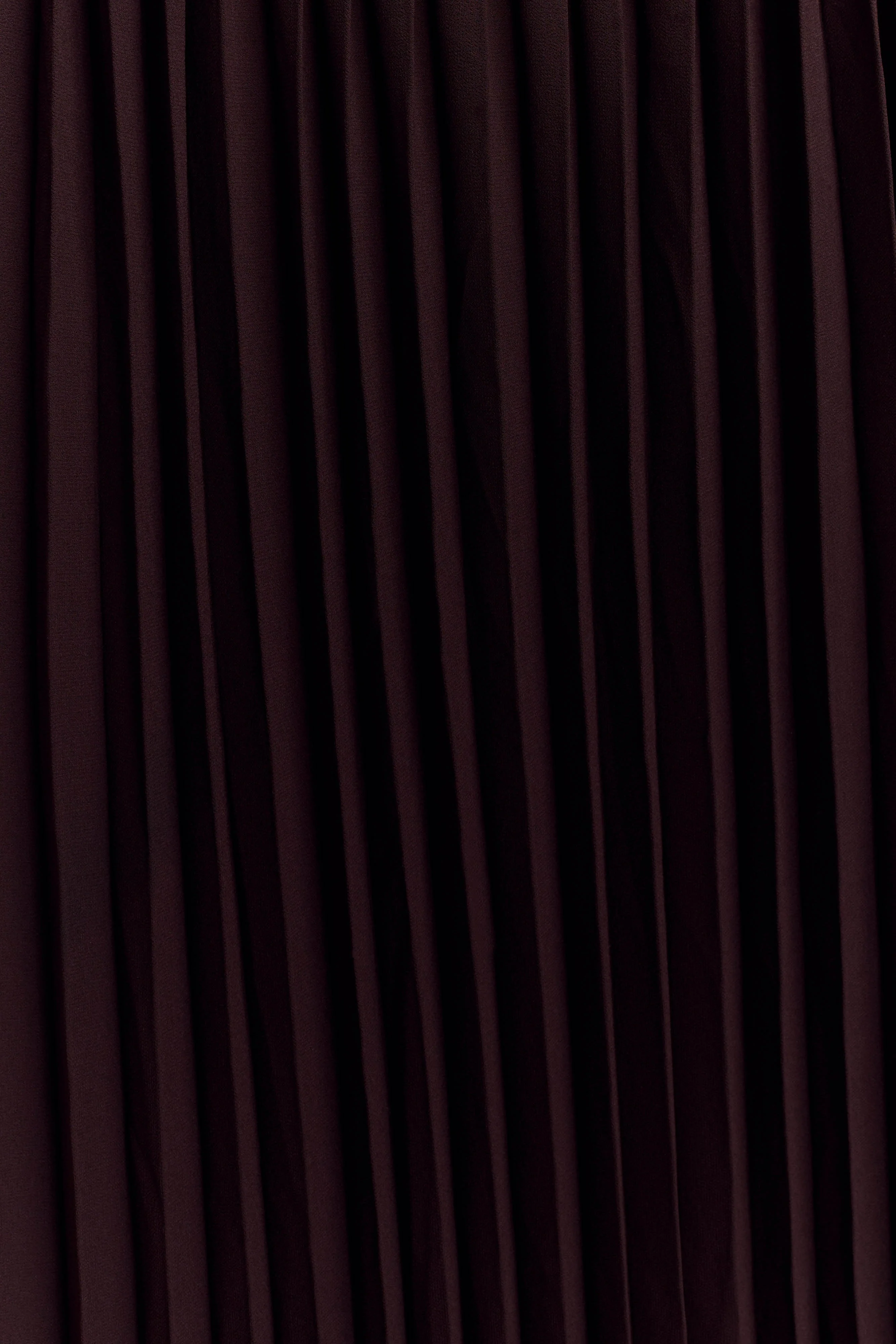 Stacie Pleated Halter Maxi Dress - Cacao - Image 4