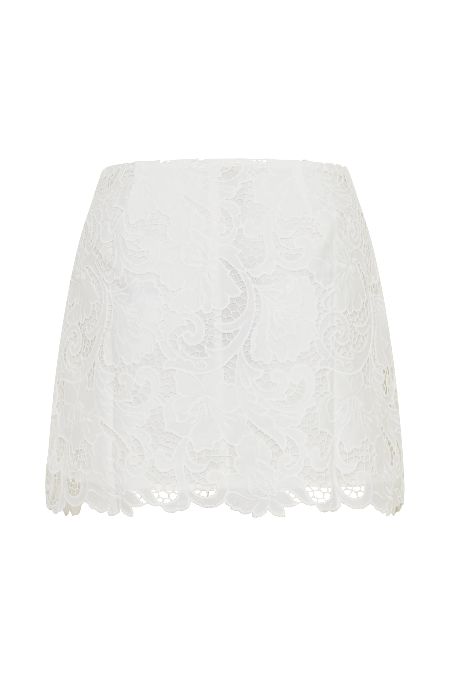 Tessa Broderie Mini Skirt - White - Image 10