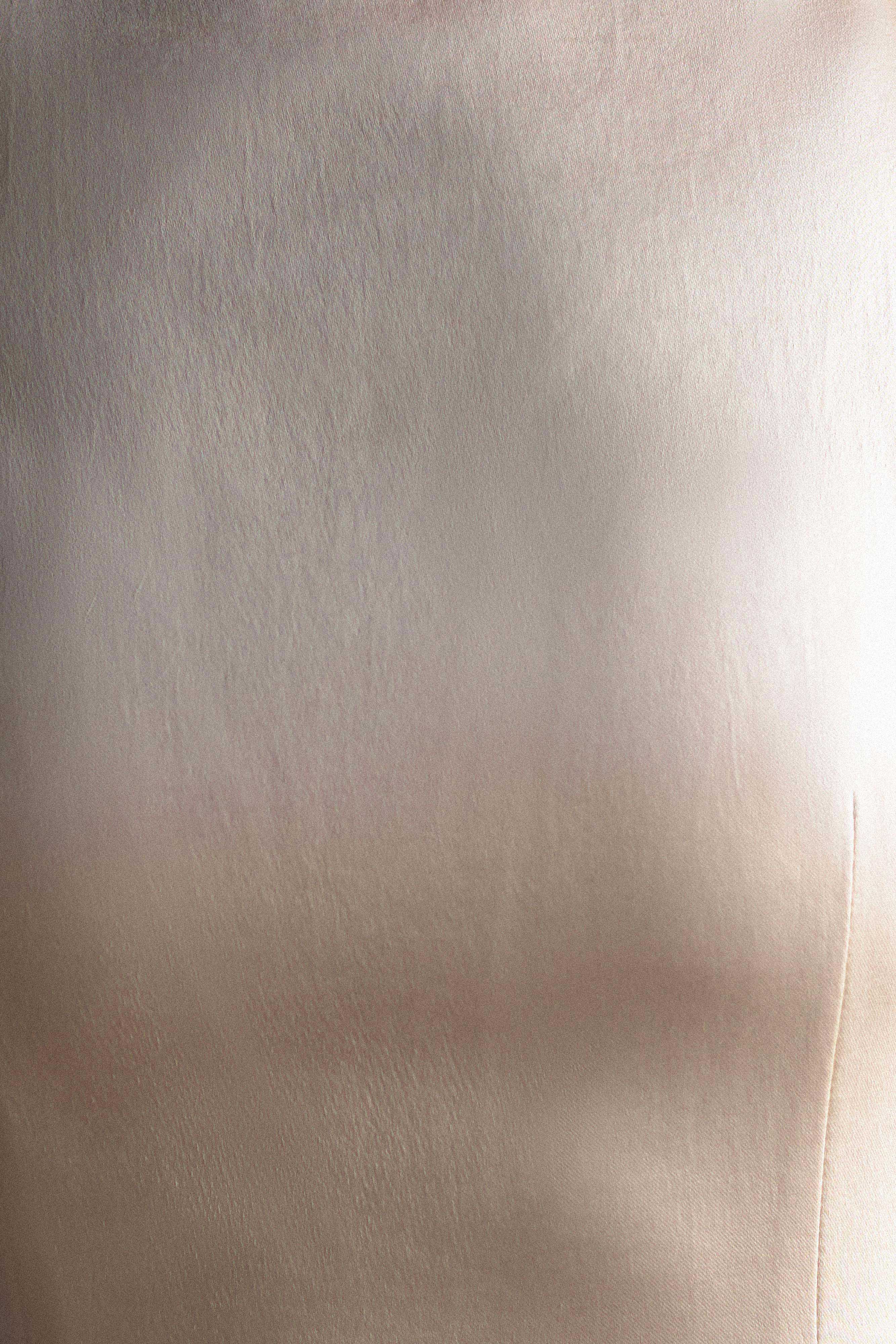 Violet Sleeveless Satin Maxi Dress - Blush Gold - Image 9