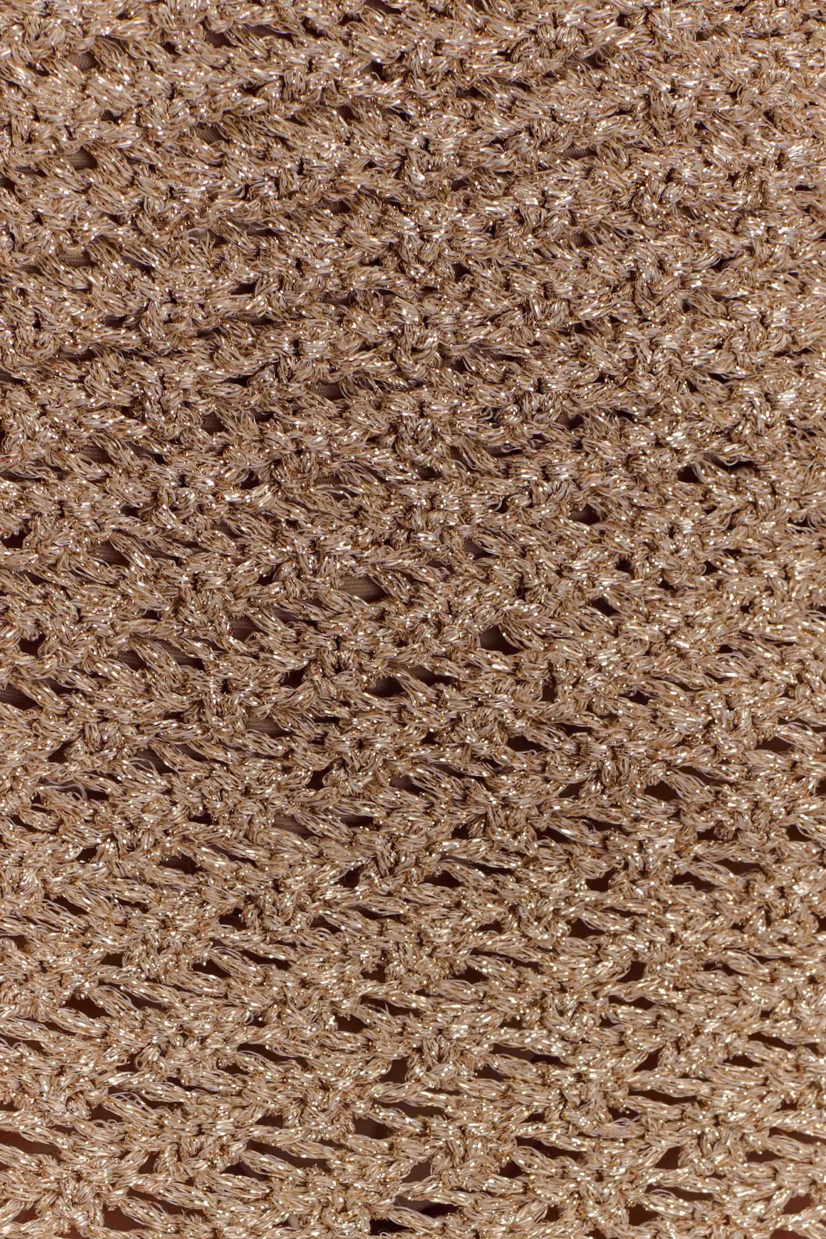 Waverley Metallic Knit Mini Skirt - Gold - Image 7